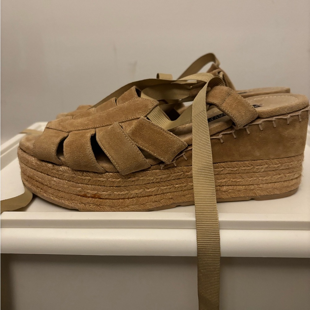 Ralph Lauren wedge shoes, size 8